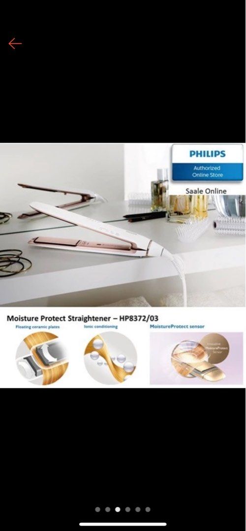 Philips moisture protect straightener