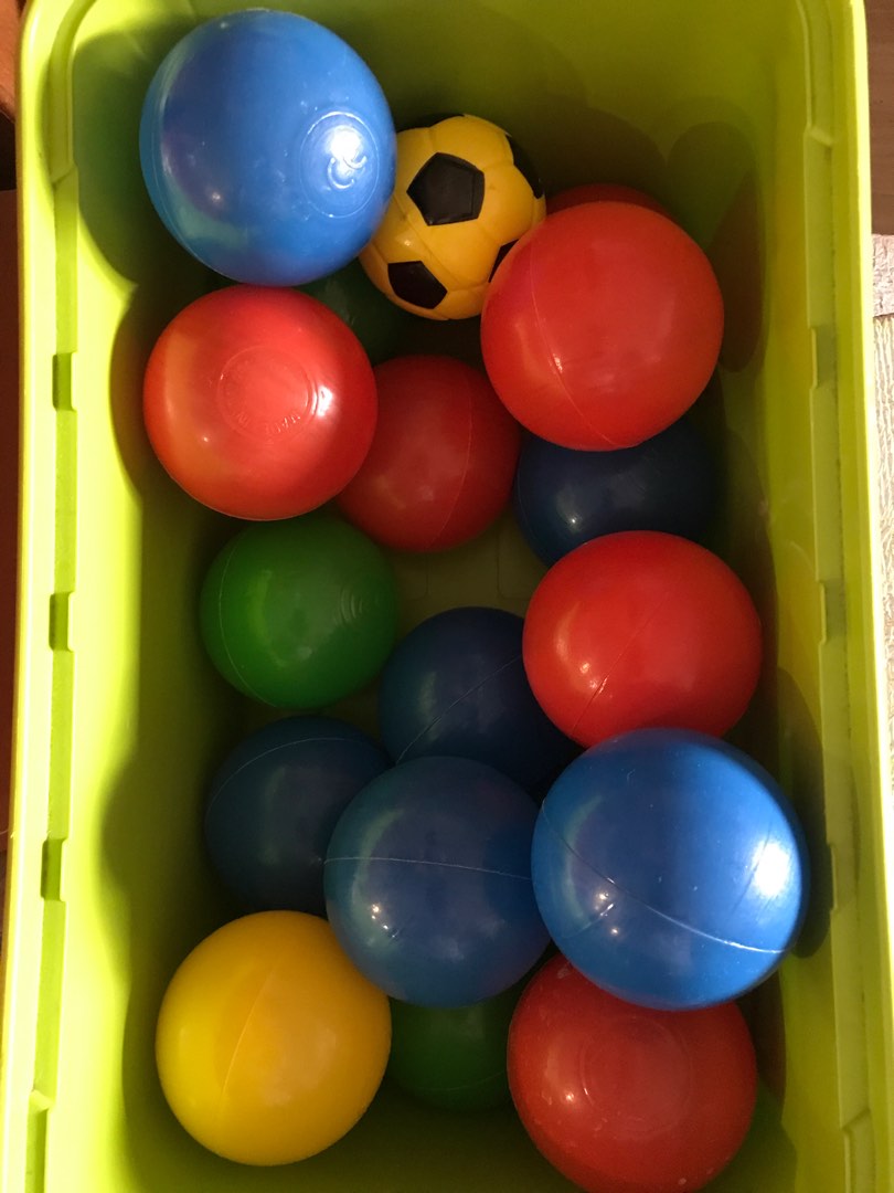 Plastic toy balls, Babies & Kids, Infant Playtime on Carousell