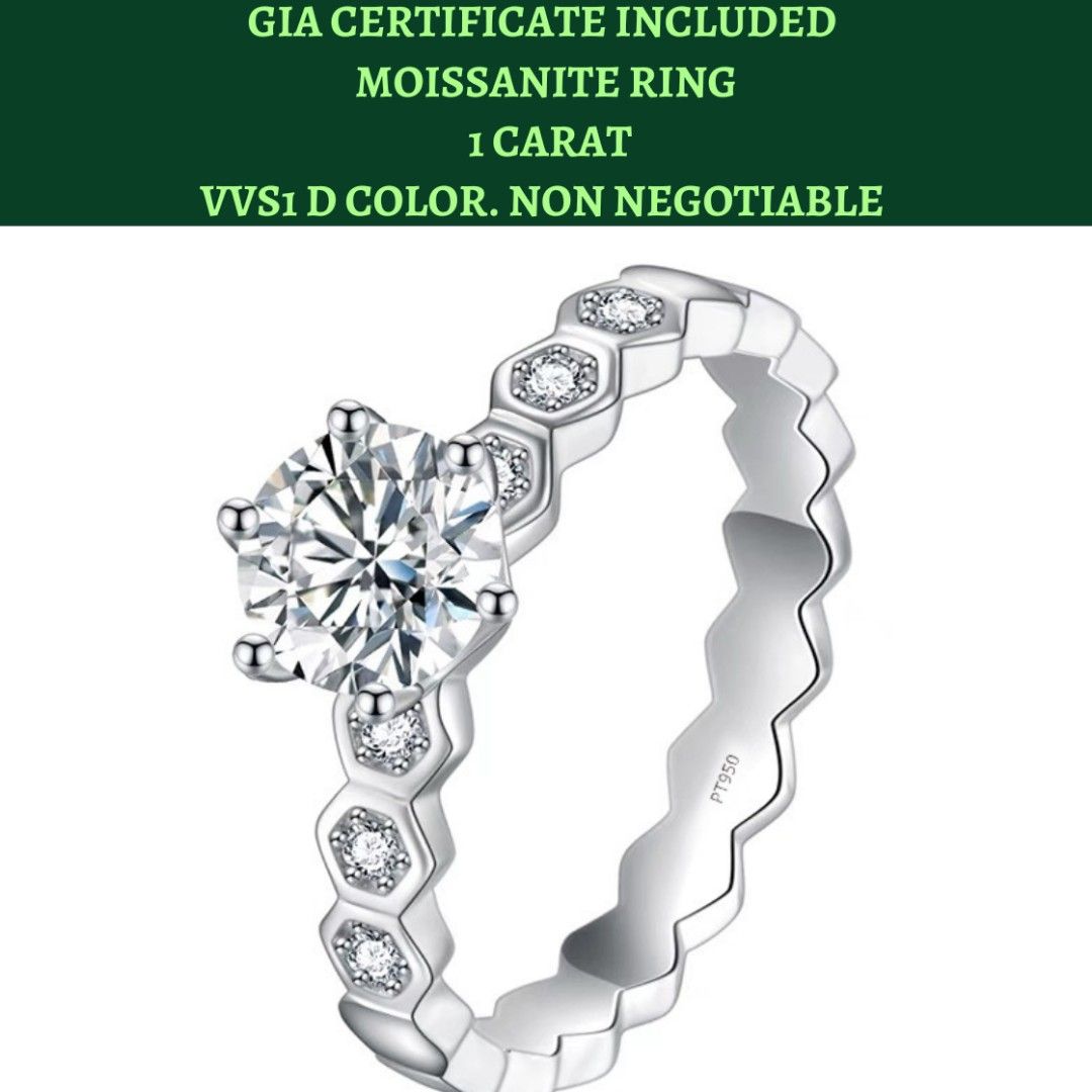 Gia moissanite hot sale