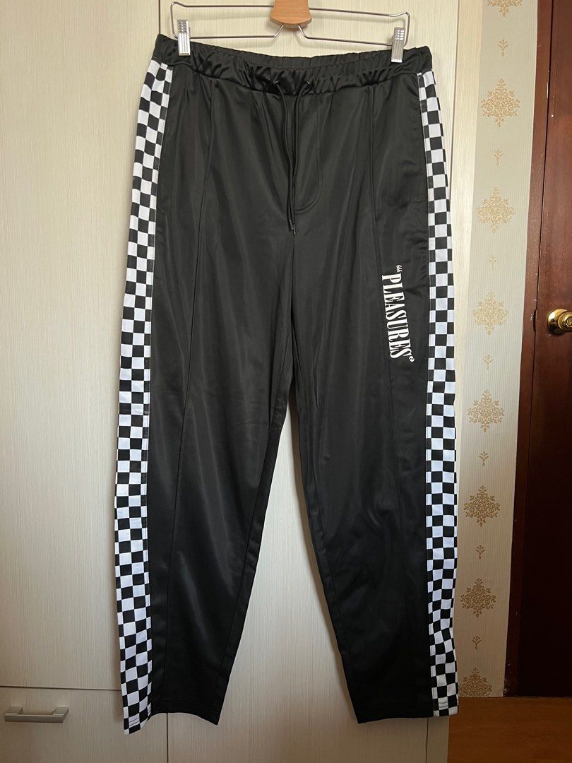 PLEASURES Checkered Track Pants