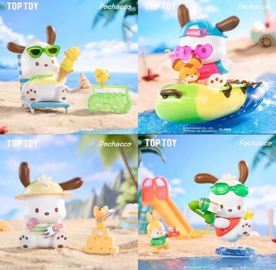 POCHACCO TOP TOY HOLIDAY BEACH SERIES / FULL SET / SINGLE BLIND