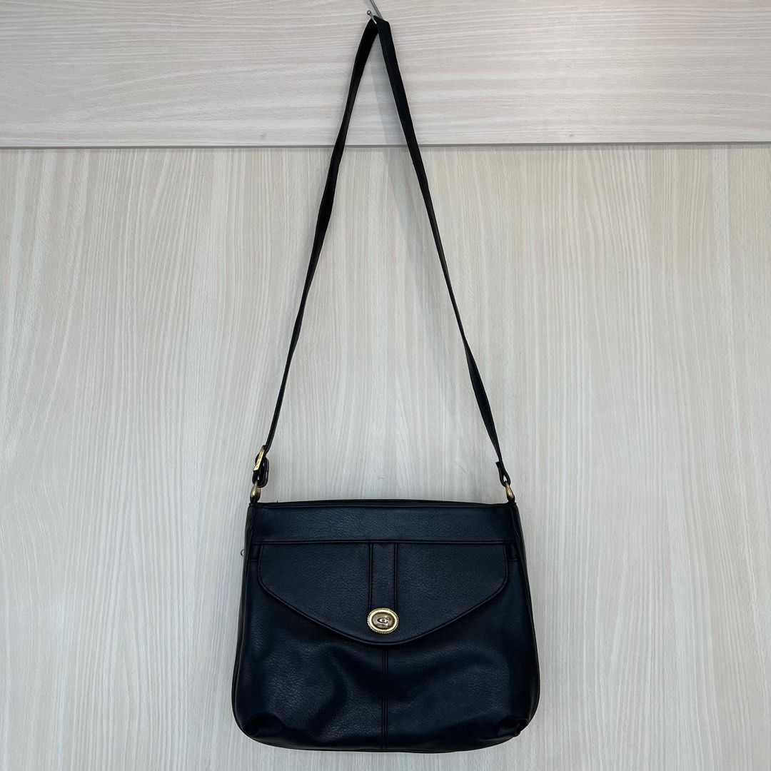 Polished Pebble Leather Crossbody Bag Women s Fashion Bags
