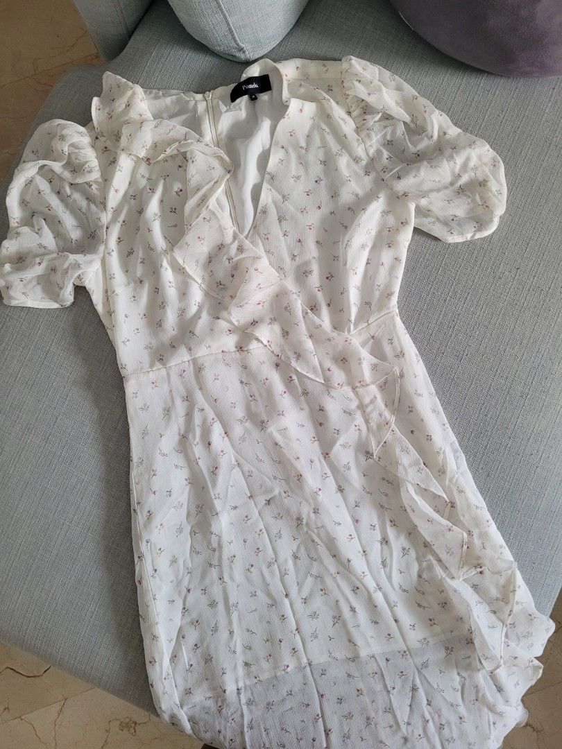 Pomelo white dress, Women's Fashion, Dresses & Sets, Dresses on Carousell