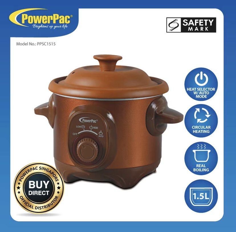 PowerPac Slow Cooker, TV & Home Appliances, Kitchen Appliances, Cookers
