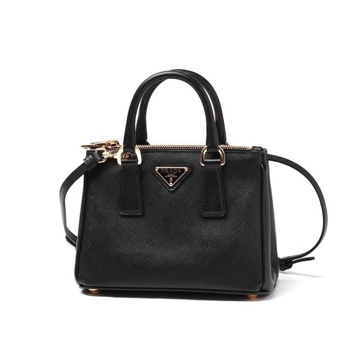 Prada Galleria Lux Small in Black Saffiano Leather, Luxury, Bags & Wallets  on Carousell