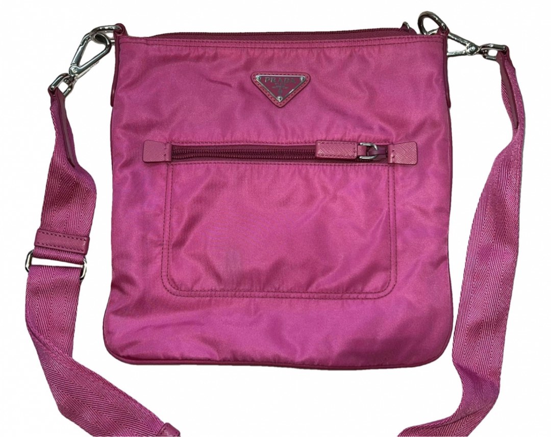 Prada Nylon Crossbody Bag, Luxury, Bags & Wallets on Carousell
