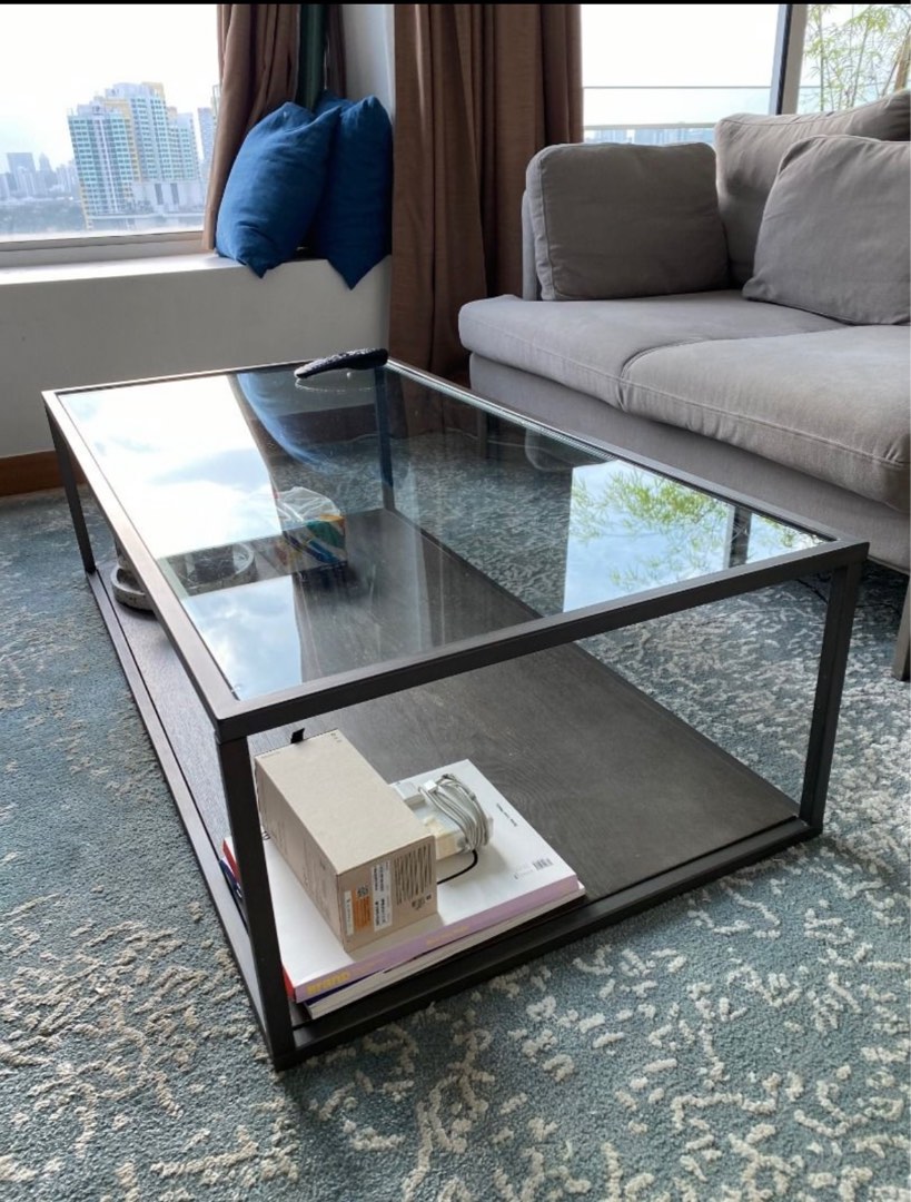 Pre loved coffee table by Crate and Barrel for sale, Furniture & Home