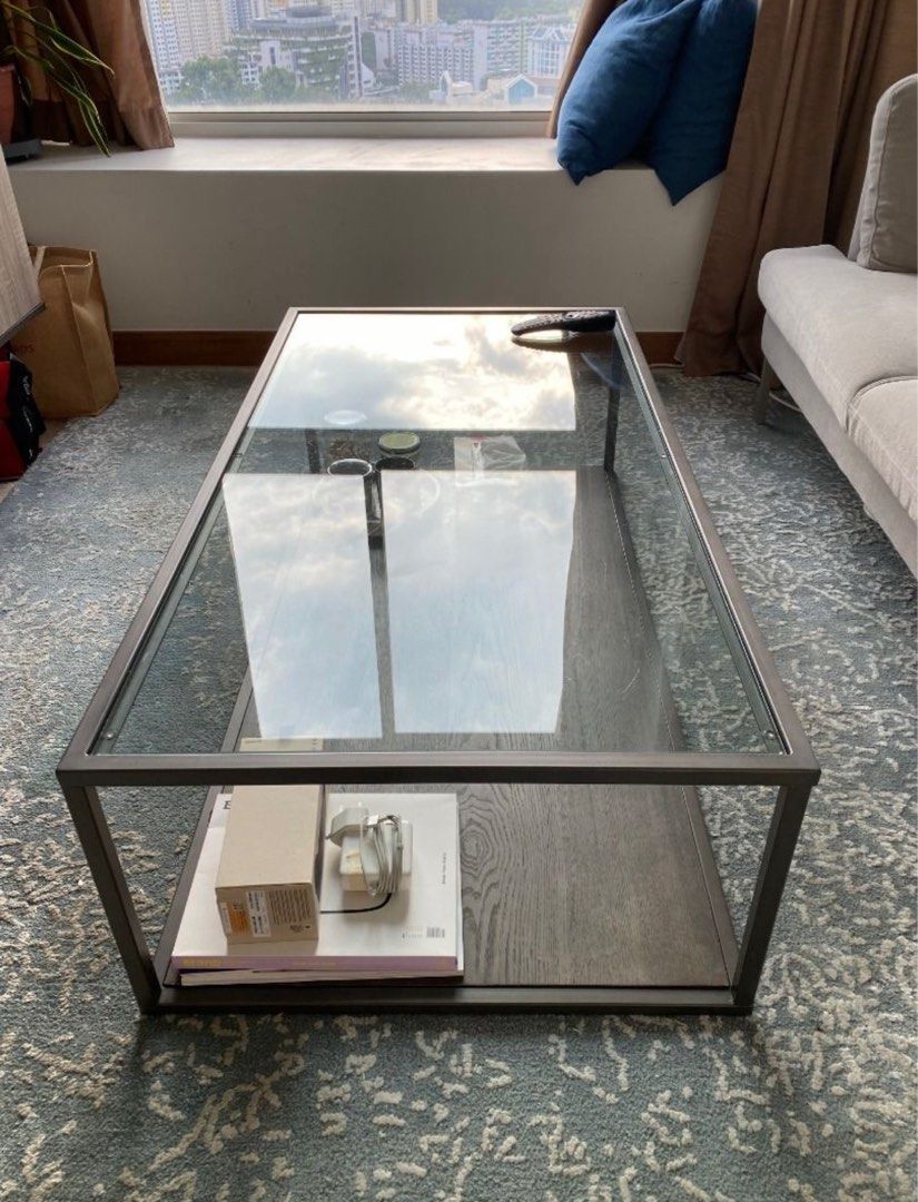 Pre loved coffee table by Crate and Barrel for sale, Furniture & Home