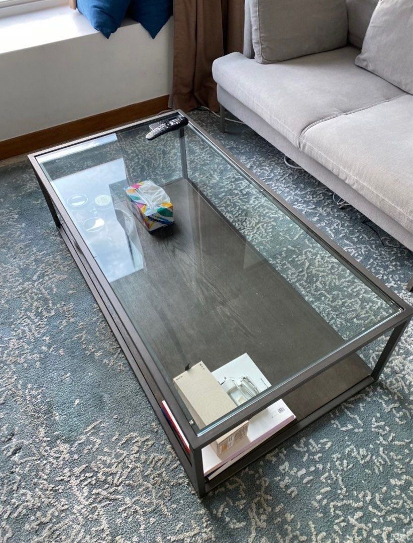 Pre loved coffee table by Crate and Barrel for sale, Furniture & Home