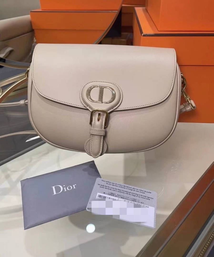 P2591 Dior Bobby Tan In Brown Cross Body Bag (22cm), Luxury, Bags & Wallets  on Carousell