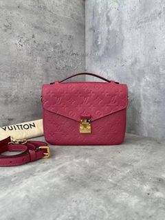 Louis Vuitton Hand bag Tote Bag Epi Croisette PM Leather Gray Japan Auth  M5249B
