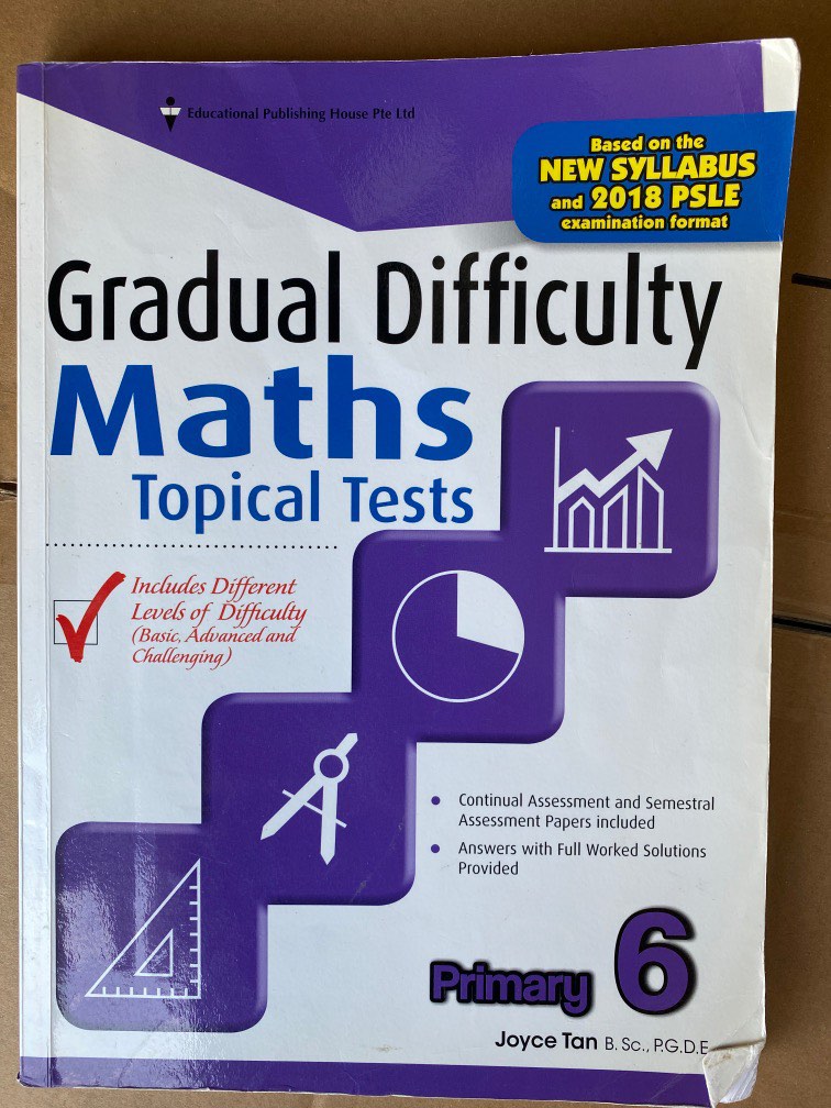 Primary 6 Gradual difficulty maths topical test, Hobbies & Toys, Books ...