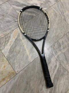Prince Tennis Racket Black and White