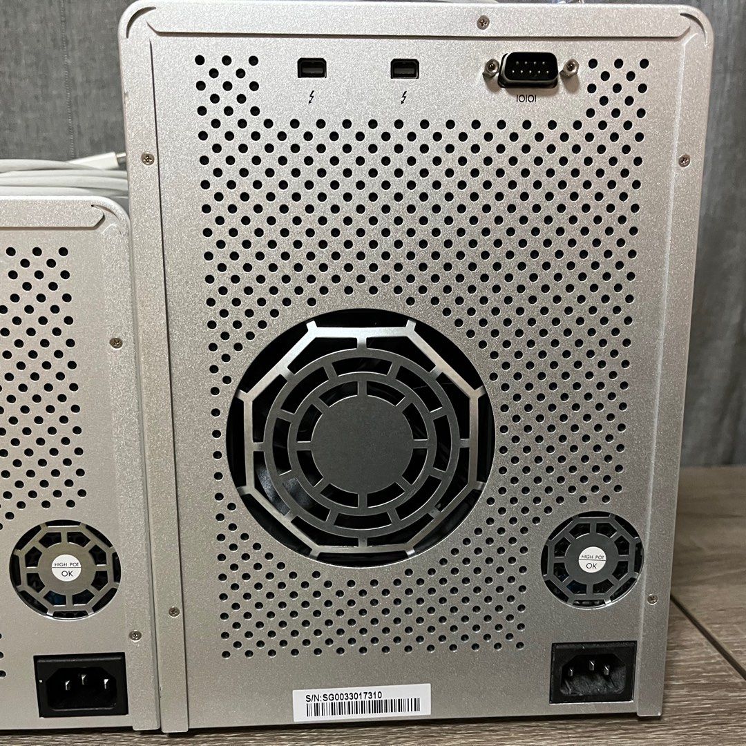 Promise Pegasus R4 and R6 Thunderbolt Enclosure with Adapter, Computers