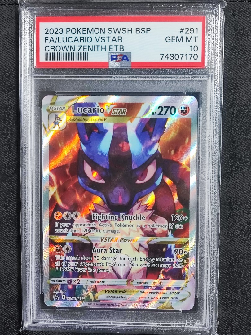 PSA10 LUCARIO, Hobbies & Toys, Memorabilia & Collectibles, Vintage ...