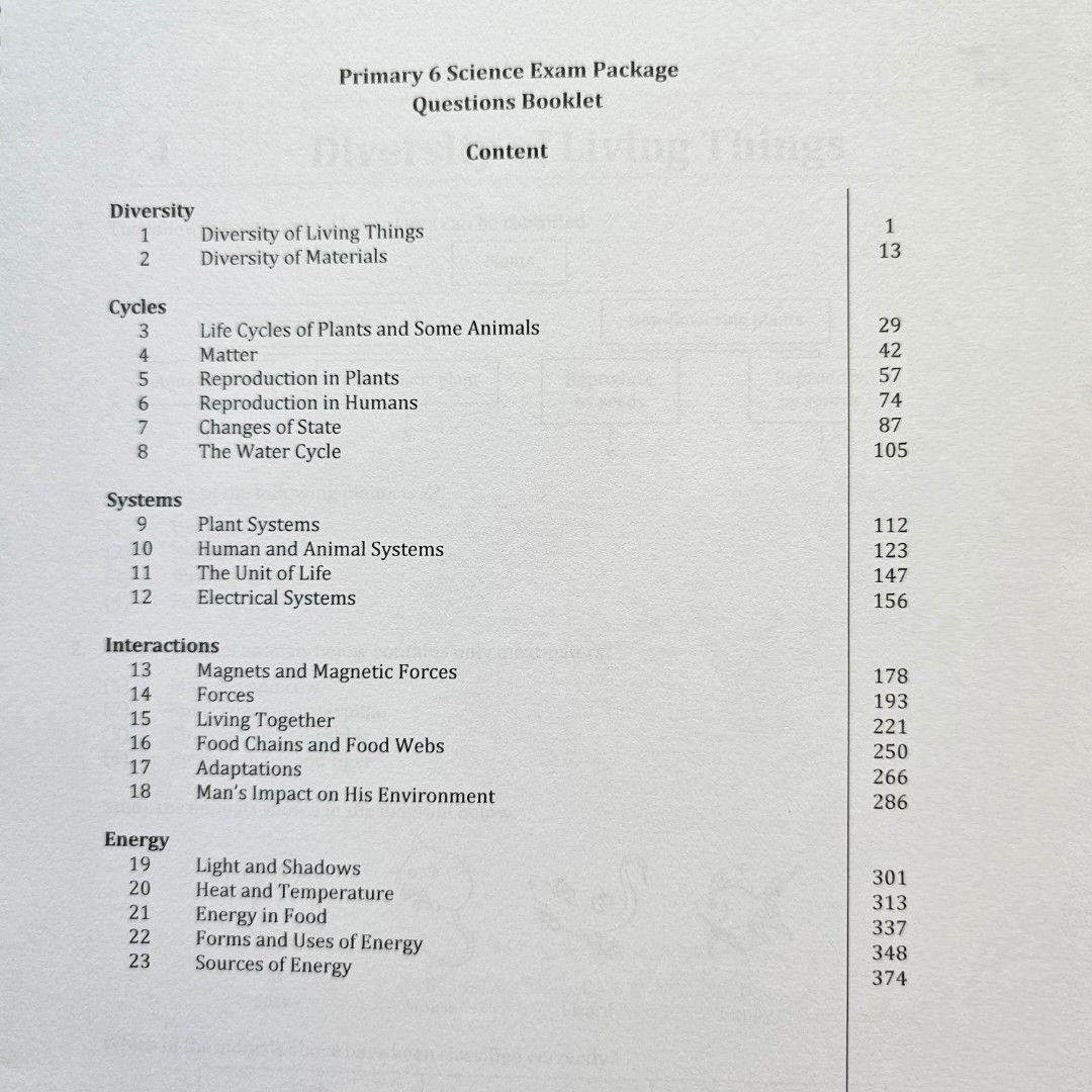 PSLE P3 to P6 PHD Education Science Exam Package, Hobbies & Toys, Books