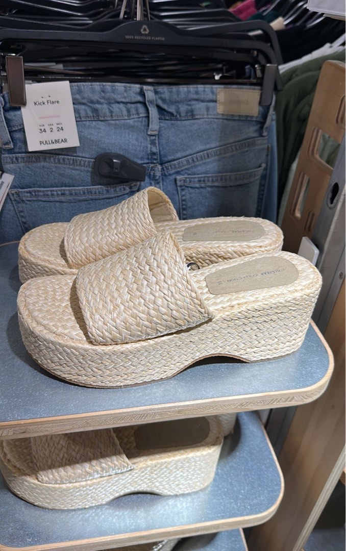 Pull Bear Platform Heels Women s Fashion Footwear Wedges on