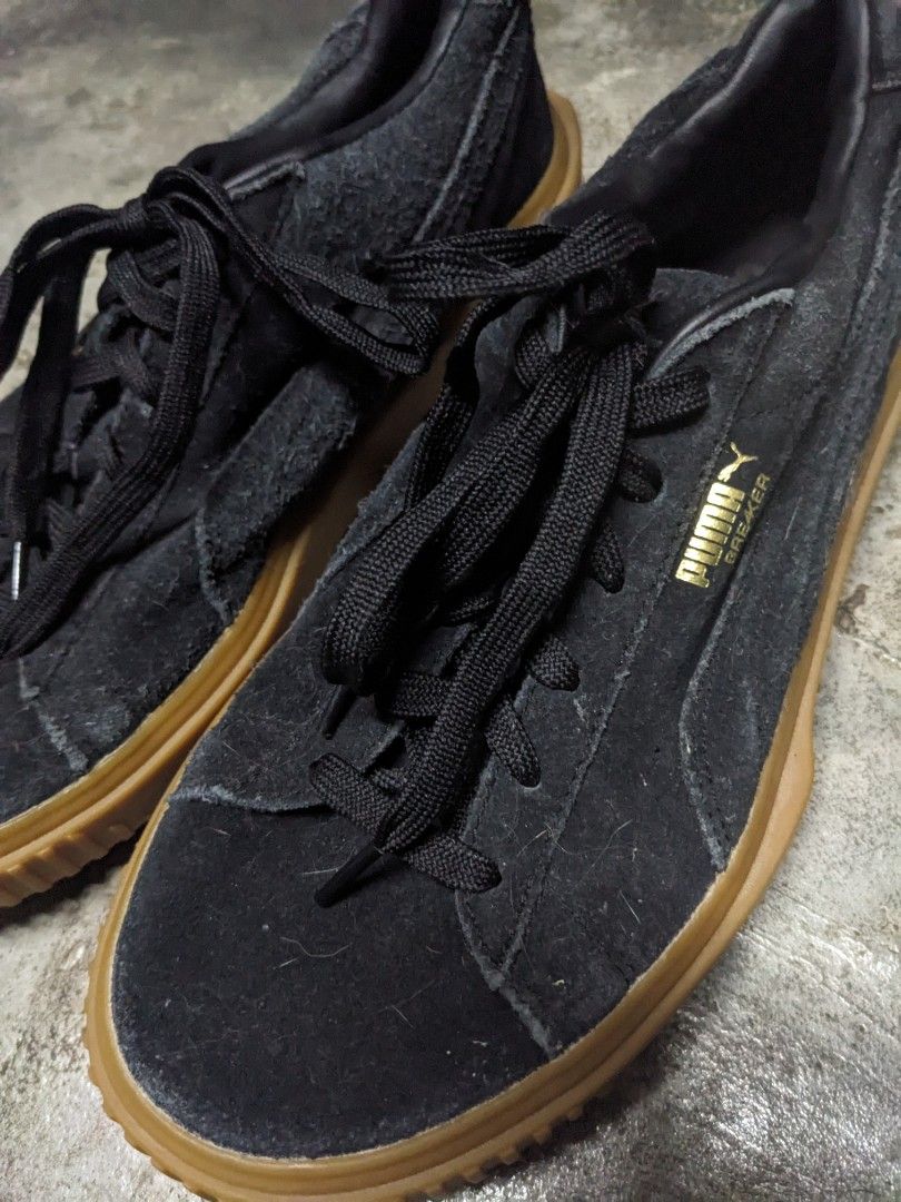 Puma breaker suede black outlet