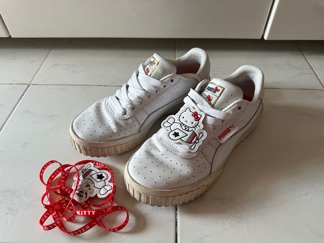 PUMA Cali x Hello Kitty White Red 2019