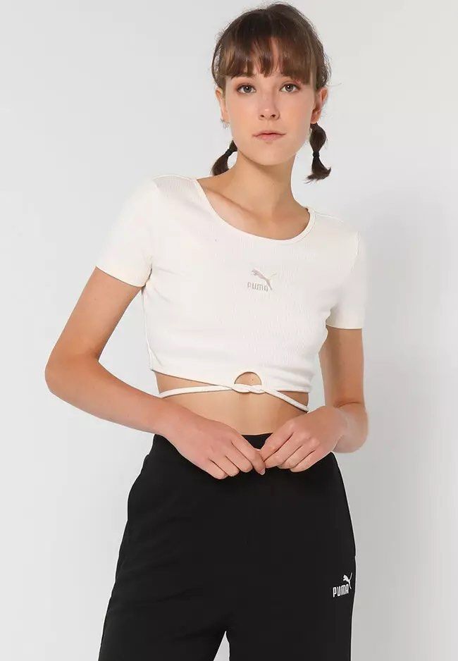 PUMA classic ribbed tee