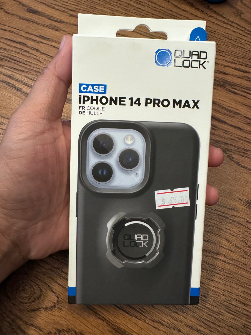 Quad lock iPhone 14 pro max, Mobile Phones & Gadgets, Mobile & Gadget