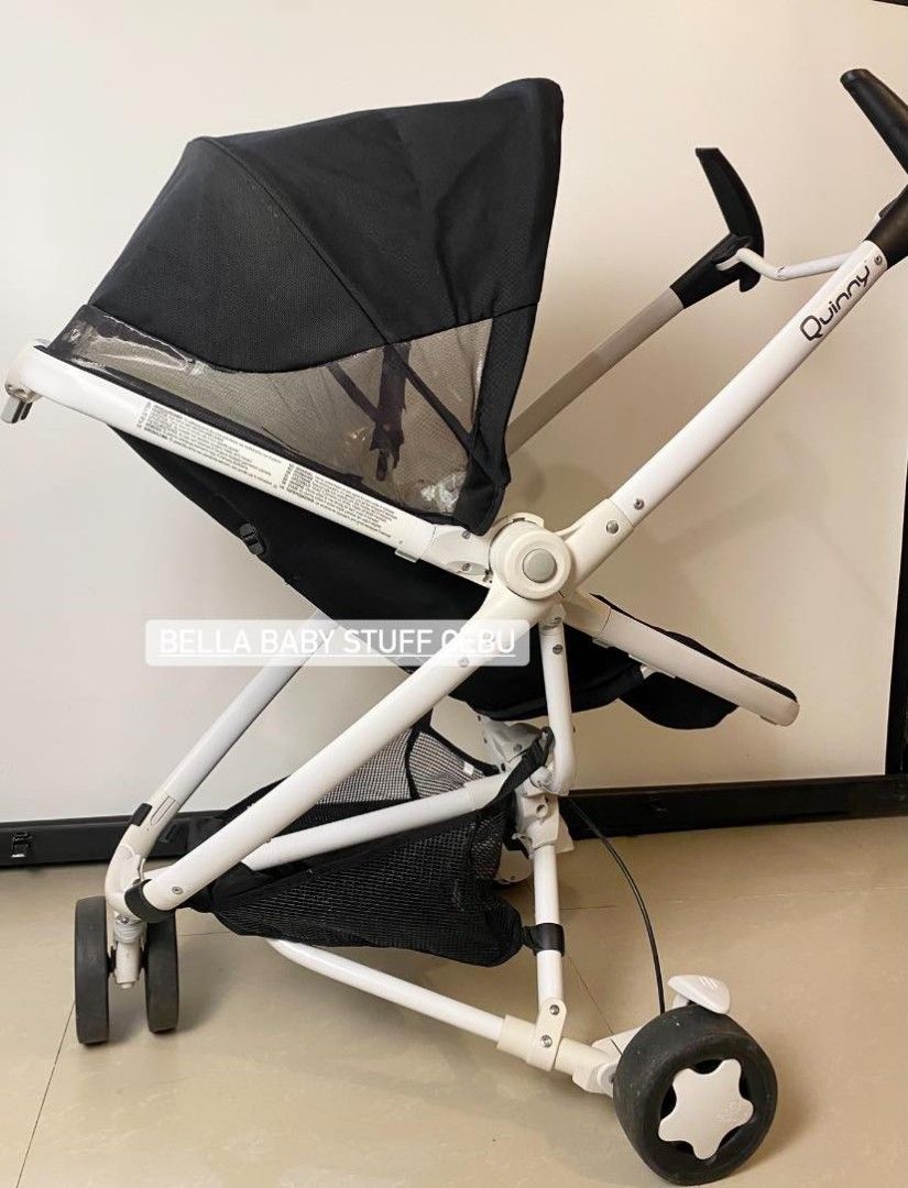 Quinny Zapp Xtra 2 Baby Stroller (Category: Strollers) located in Cebu City. Submitted by bellababystuffcebu (Listing ID 1257055933, Image 3). Description: Quinny Zapp Xtra 2 Baby Stroller Preloved in very good condition Please see video for reference https://fb.watch/njcCVQGZas/ For Newborn to Toddler Reversible Full Recline for Sleeping Compact Buggy Stroller.