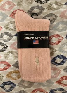 Ralph Lauren Polo Sports Socks (Classic) Seashell Pink 淺粉紅色