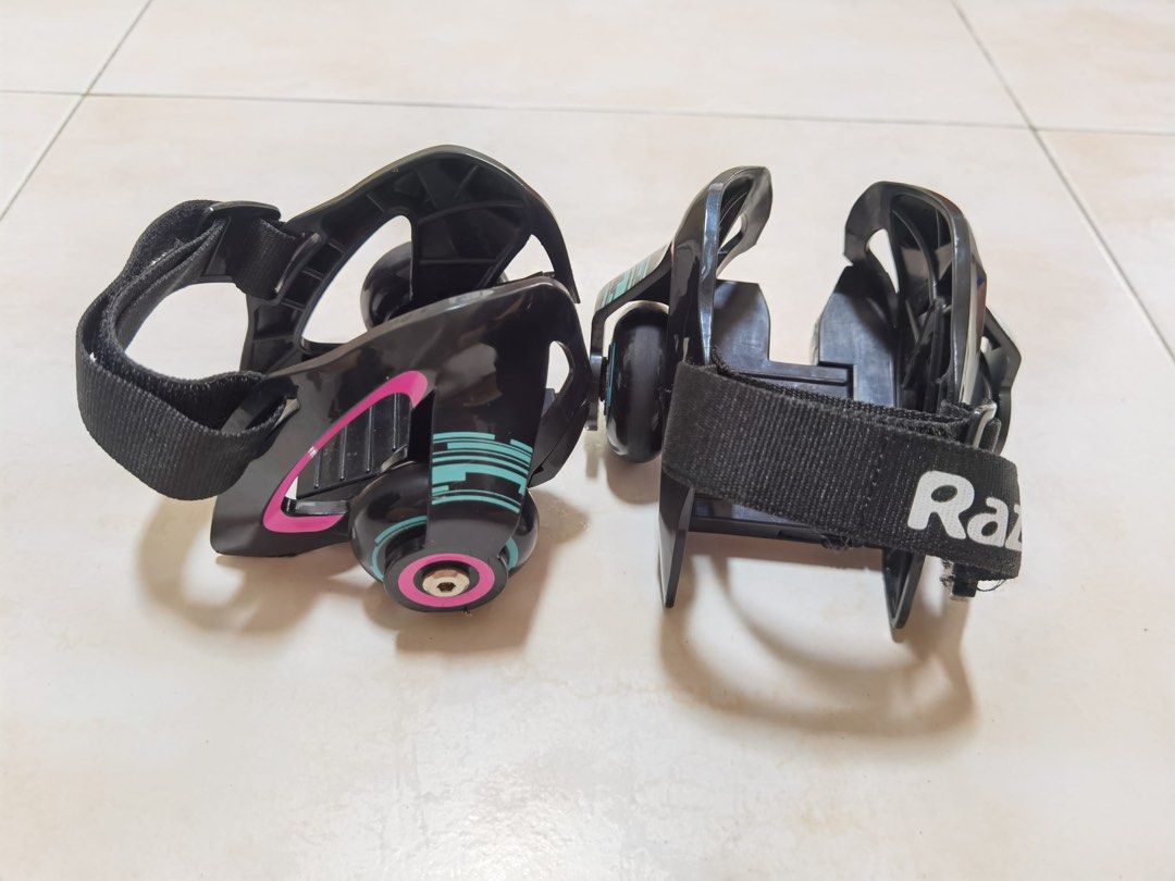 Razor Jetts Heel Wheels Black Purple colour Sports Equipment