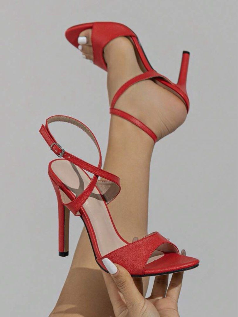 Stylish Touch-S Crisscross Sandal Heels | Fortune Dynamic