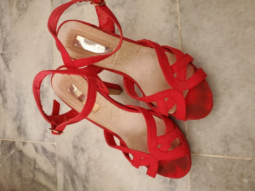 Red high heels top primark