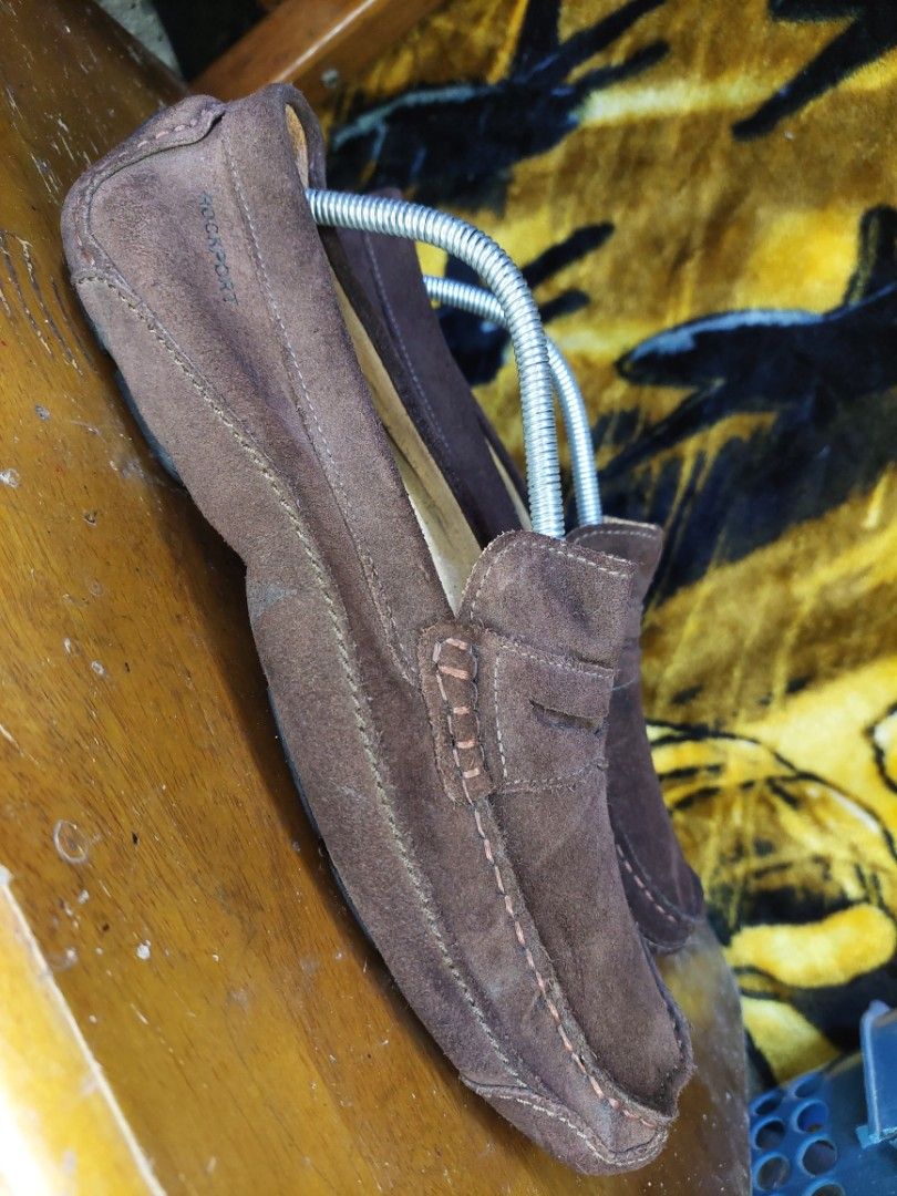 ROCKPORT LUXURY CRUISE PENNY Men s Chocolate Slip on Shoes SIZE 10 MEN