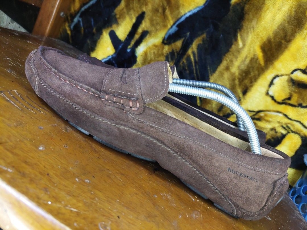 ROCKPORT LUXURY CRUISE PENNY Men s Chocolate Slip on Shoes SIZE 10 MEN