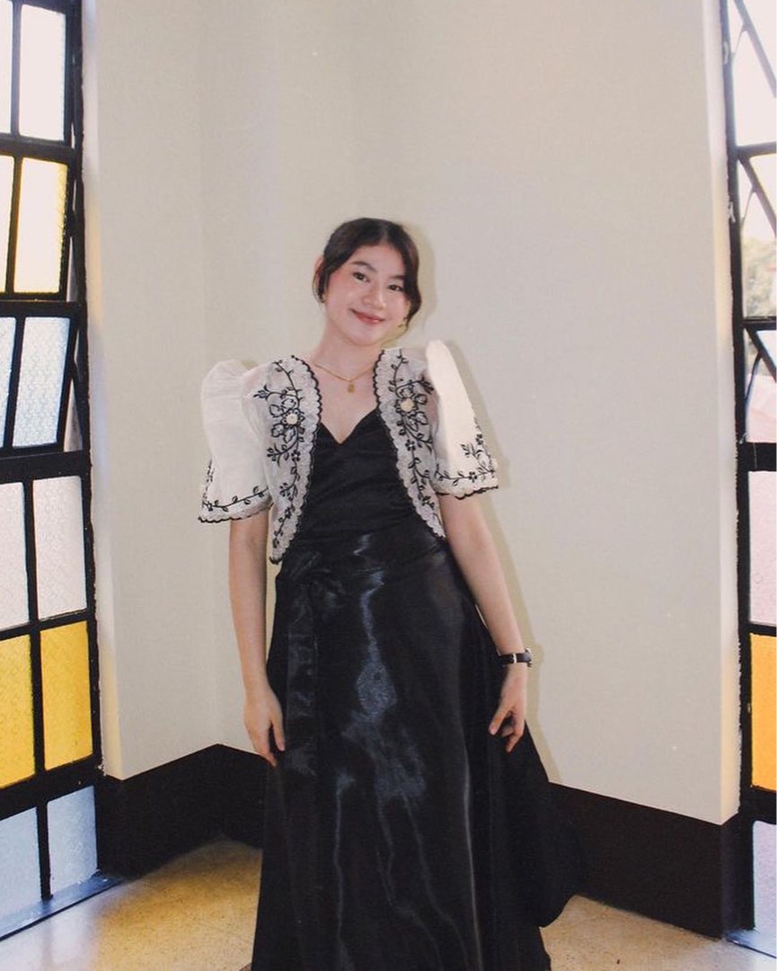 Rosa bolero modern filipiniana full body