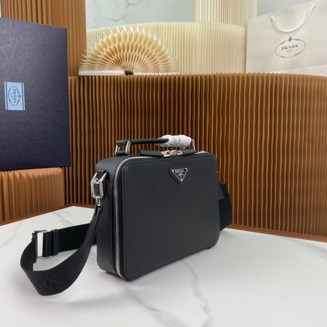 Prada brique saffiano bag 2025