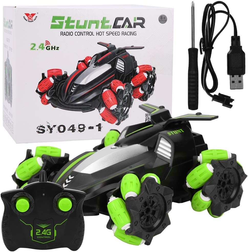 Newest !!2.4GHz Radio Control Bounce Car Jumping Robot RC Toy For Sale