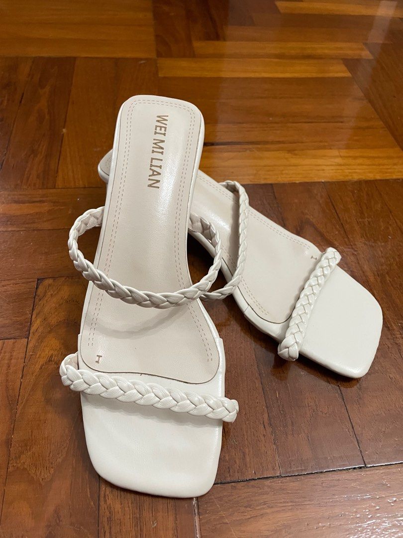 Double strap new arrivals heel sandals