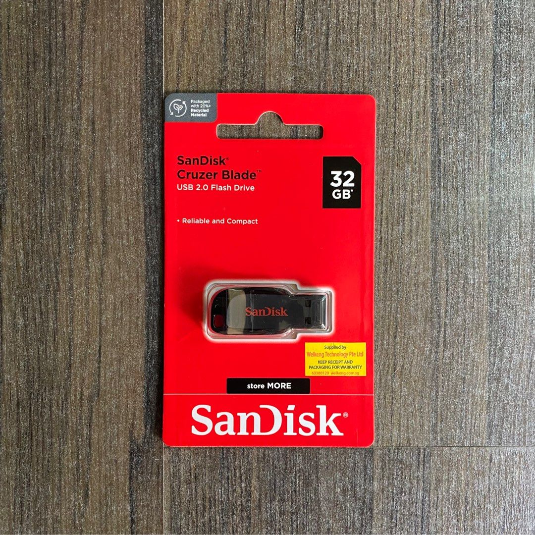 SANDISK | Cruzer Blade 32GB, Computers & Tech, Parts & Accessories ...