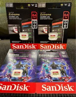 SANDISK MICRO SD EXTREME 4K SDXC / SDHC CARD