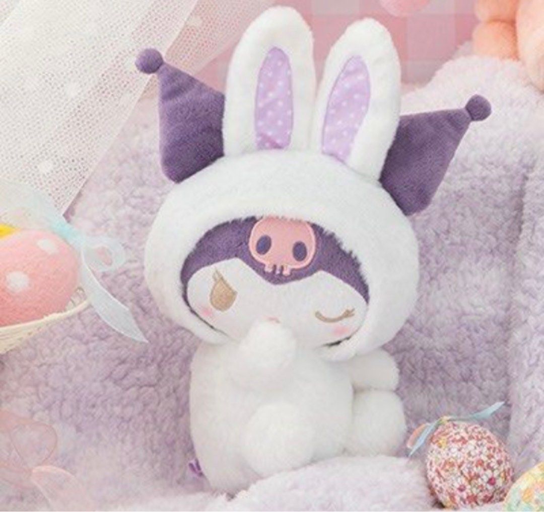 Kuromi Good Friend Rabbit Plushy Authentic Sanrio, Hobbies & Toys ...
