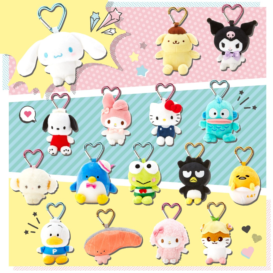 Sanrio Hangyadon Pekkle Tuxedosam Gudetama Keroppi Cogimyun Kirimi