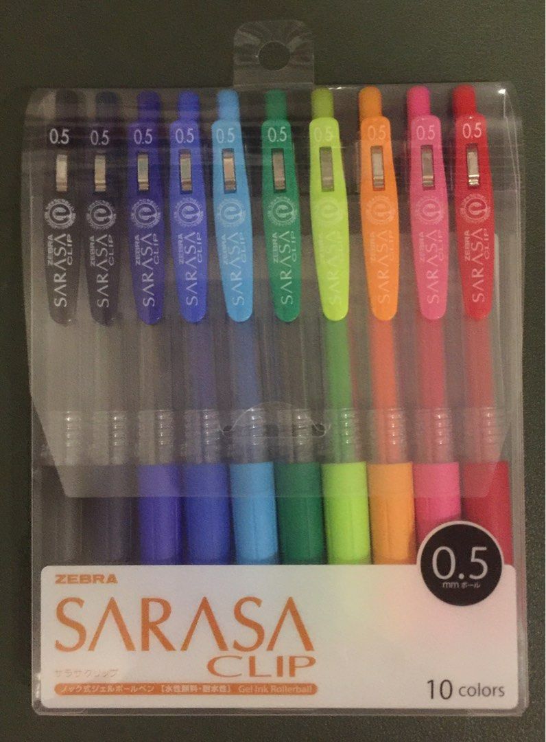 Color Pens Rsa Sarasa coloured pens 0.5, Hobbies & Toys, Stationery & Craft ...