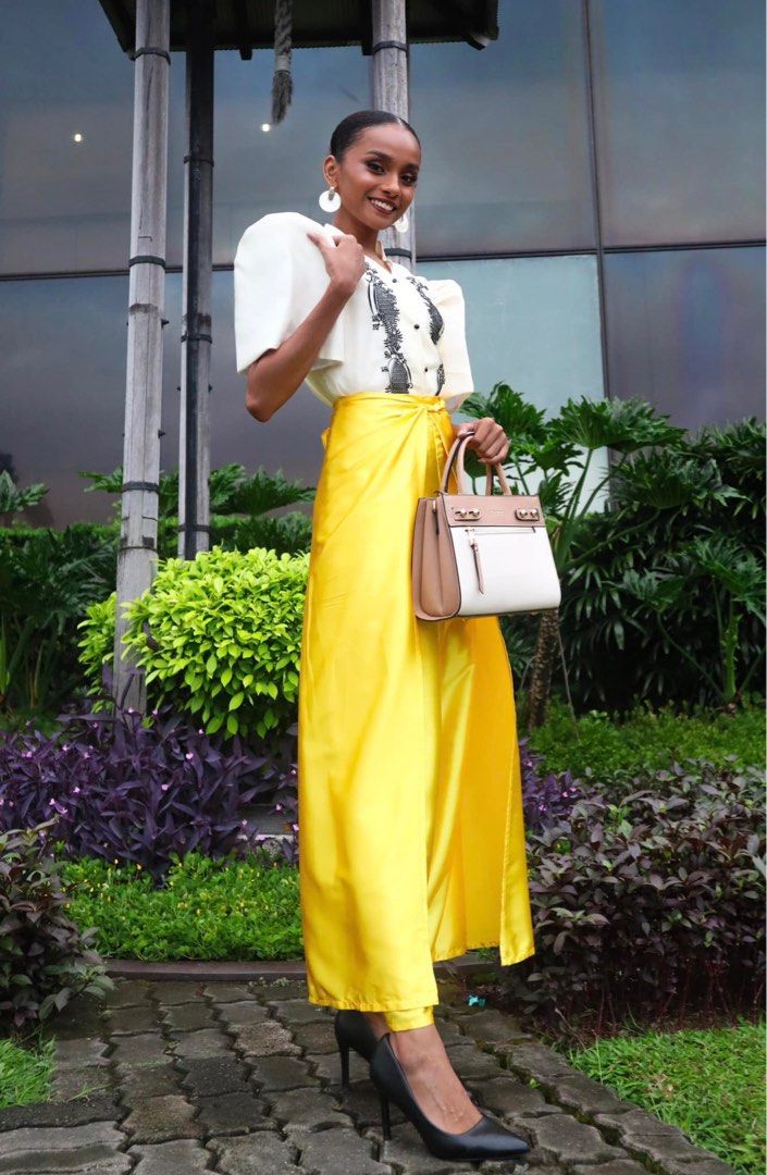 Sinta modern filipiniana top maria clara Women s Fashion Dresses Sets Traditional Ethnic wear on Carousell