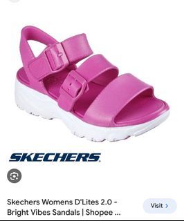 Skechers pink flatform