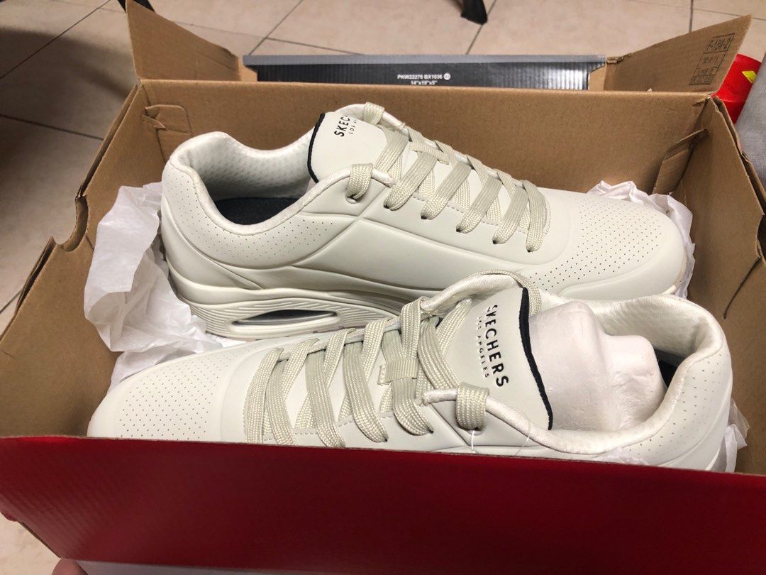 White sneakers clearance sketchers