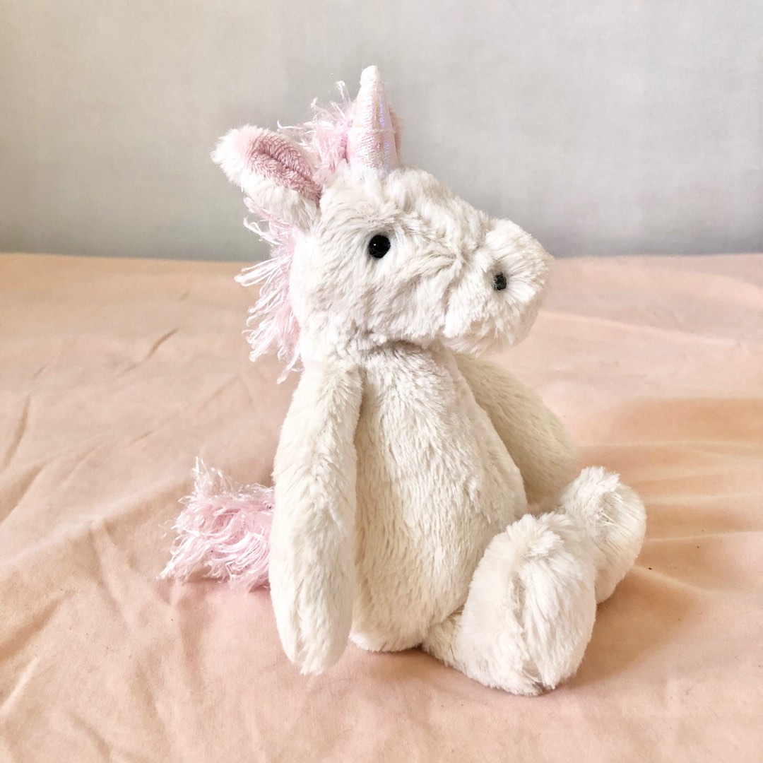 Small jellycat bashful unicorn Hobbies Toys Toys Games on Carousell