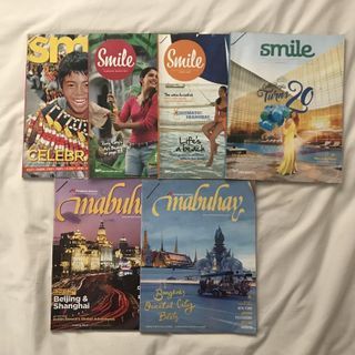 SMILE and MABUHAY magazines bundle, 6 pcs