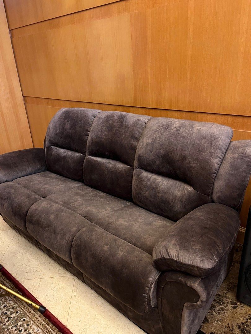 SOFA COUCH Brown Furniture Home Living Furniture Sofas on