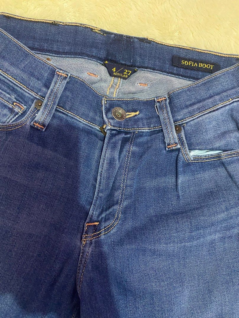 Sofia Boot Lucky Brand Woman Jeans Fesyen Wanita Pakaian