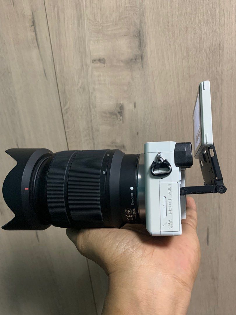 Sony A6100 flipscreen with Sony 2870mm Fullframe Lens (January 2024