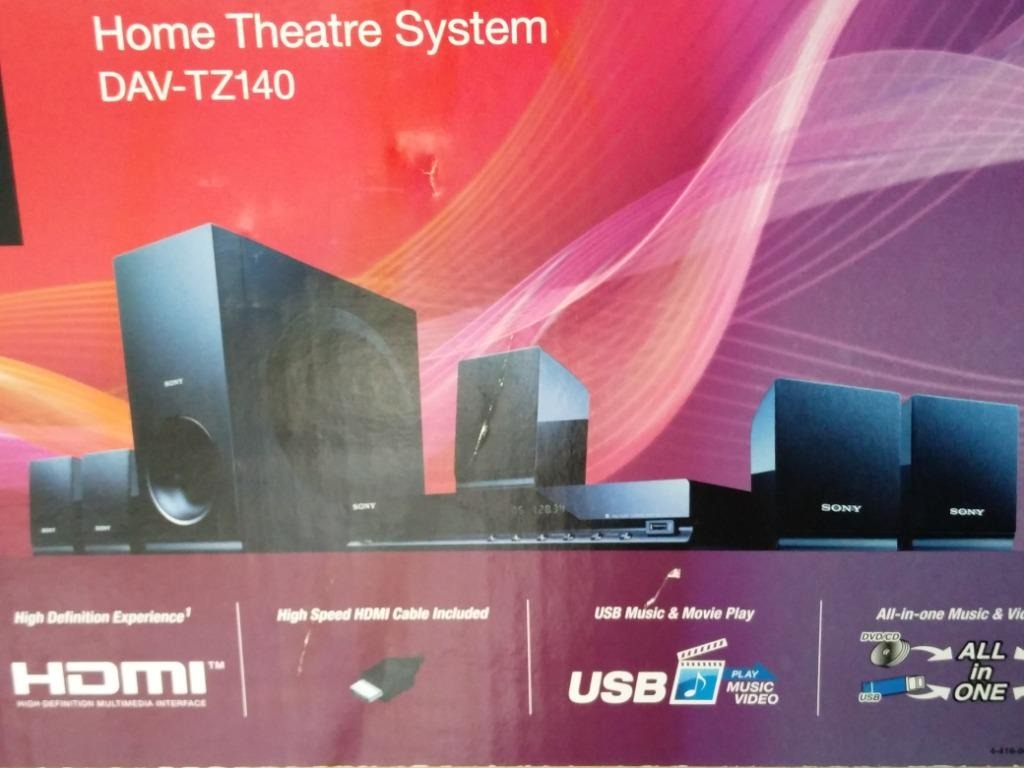 Sony Home Theatre Speaker 5.1 DVD 300W, TV & Home Appliances, TV